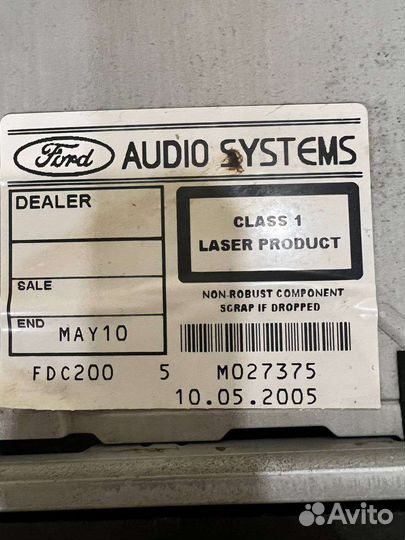 Магнитола ford focus 2