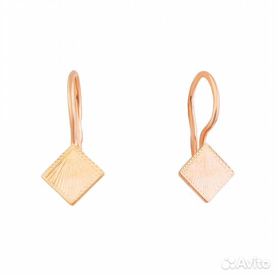 Серьги золотые