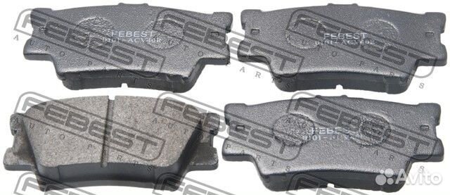 Колодки тормозные дисковые зад