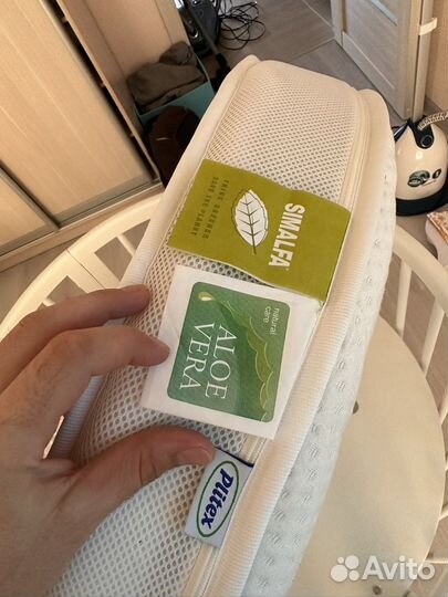 Матрац детский круглый 75 см. диаметр кокосовый