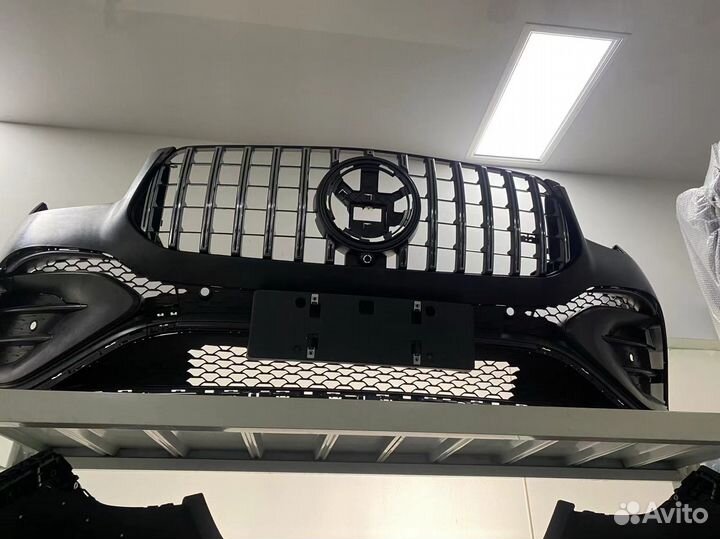 Передний бампер на gle 167 mercedes рестайлинг