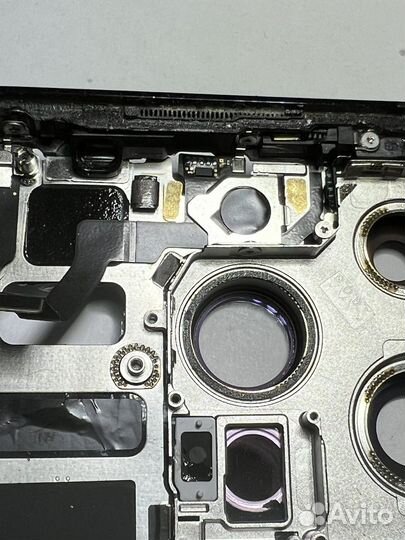 Шлейф вспышки и микрофона iPhone 14 pro