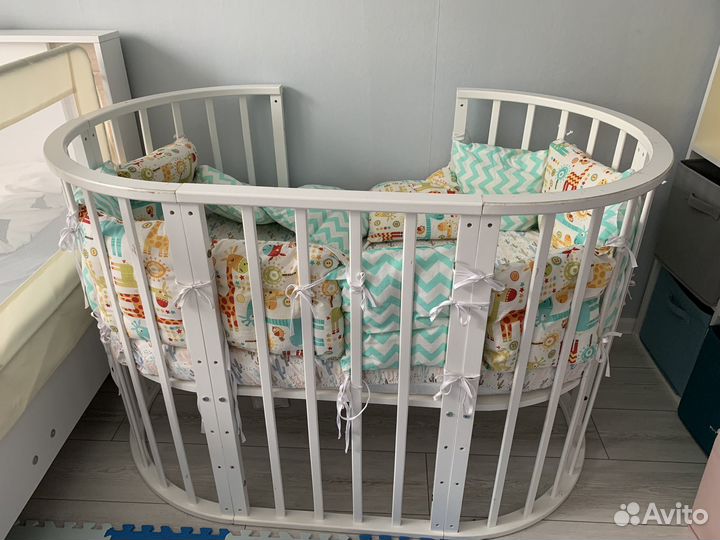 Кроватка трансформер для новорожденных