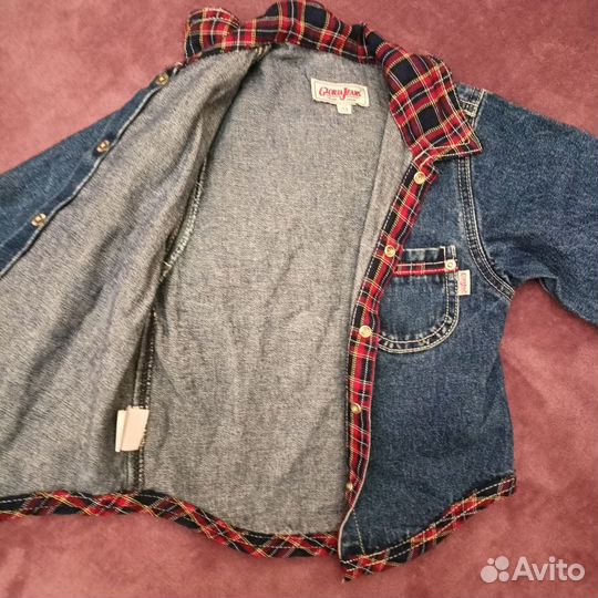 Джинсовая рубашка для мальчика