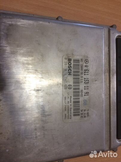 А6111531191 эбу мерседес Спринтер блок Двигателя