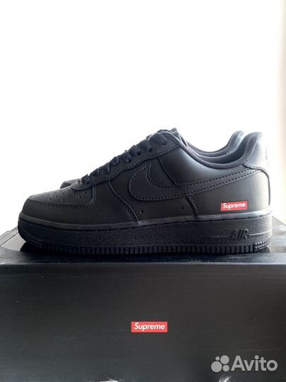 Кроссовки Nike Air Force 1 Supreme Black