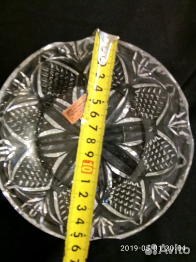 Пепельница СССР хрусталь