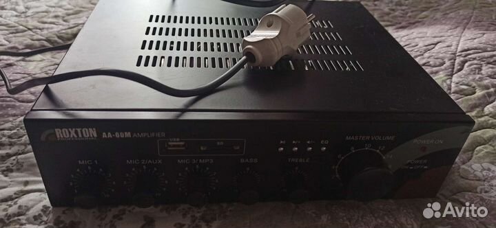Усилитель-микшер roxton aa60m