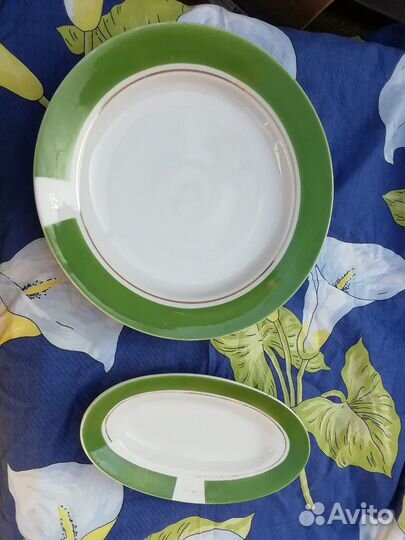 Блюдо и селедочница из СССР