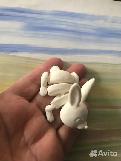 Кролик (Зайчик). Гибкая игрушка