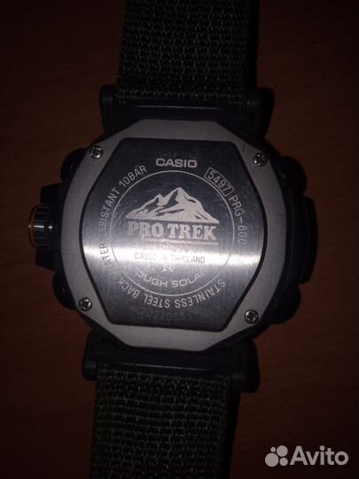 Часы мужские casio protrek prg600-1