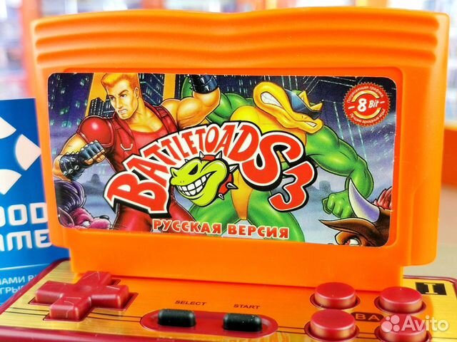 Денди 8-bit. Картридж Battletoads & Double Dragon