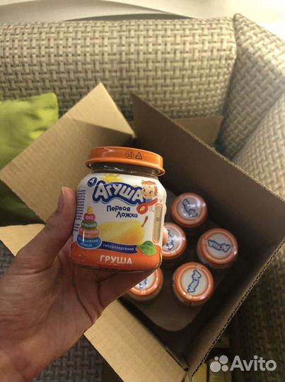 Детское фруктовое пюре