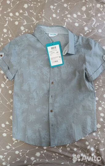 Рубашка для мальчика 134 Acoola новая