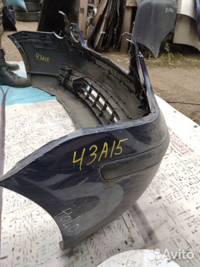 Бампер передний для VW Polo 2001-2009