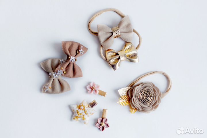 Заколки повязки ручной работы