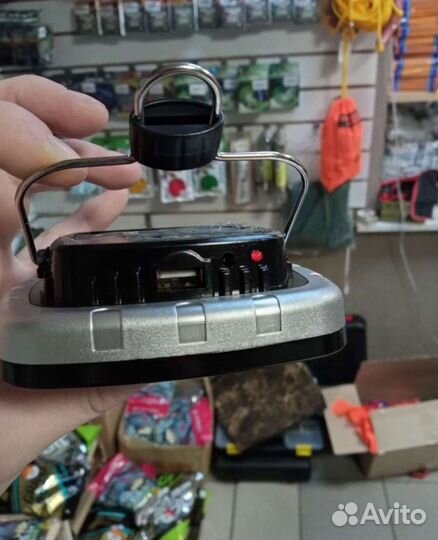 Солнечная понель фонарь зарядка светильник