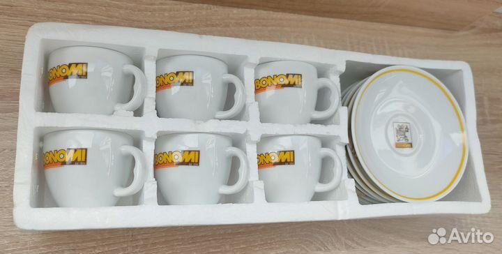 Кофейный сервиз Bonomi на 6 персон