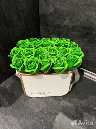 Букеты из мыльных роз