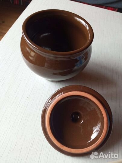 Горшок керамический для запекания 12 шт