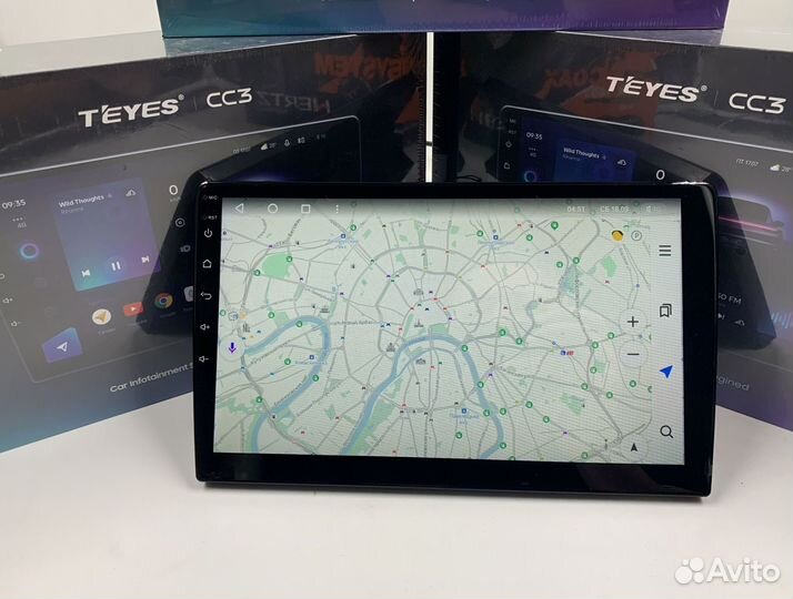 Магнитола на андройде Teyes 6/128 для Ниссан