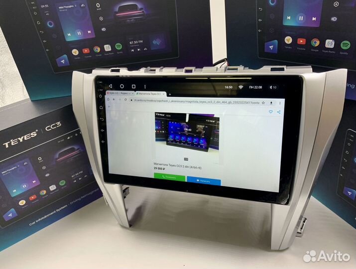 Teyes CC3 3/32 для Toyota Camry 55