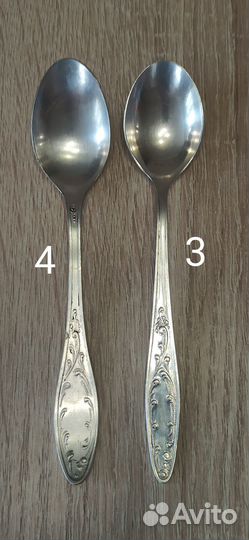 Мельхиор Вилка Ложки Пламя СССР 1960гг