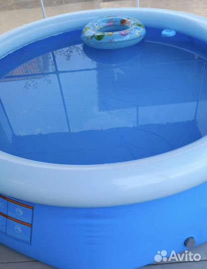 Надувной бассейн Bestway Fast Set 244х244х61 см