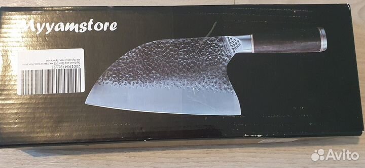 Сербский нож топорик Slicer 205 мм для мяса кухонн