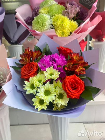 Бесплатно Доставка цветов и букетов