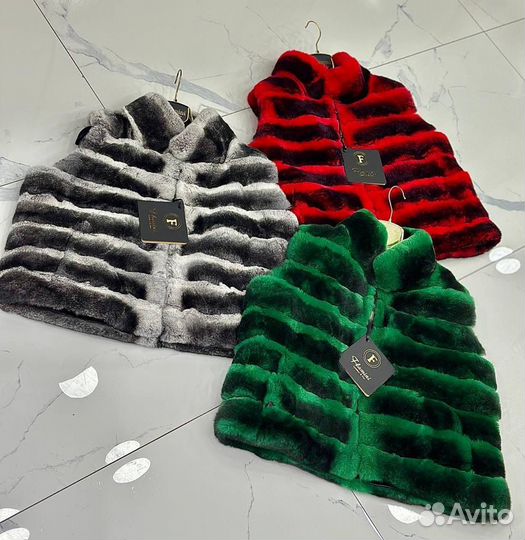 Жилетки шиншилла