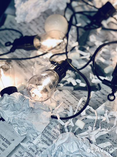 Ретро гирлянды с лампочками