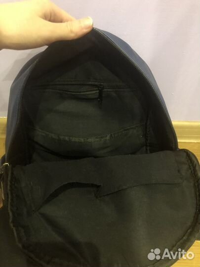 Рюкзак синий летучая мышь иероглифы