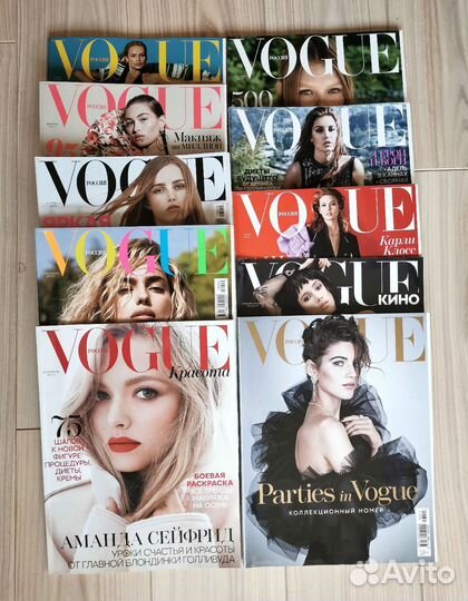 Журналы Vogue, Glamour, Cosmopolitan, 2013-2017