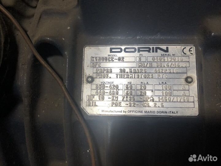 Компрессор Dorin K 1000 CC-02