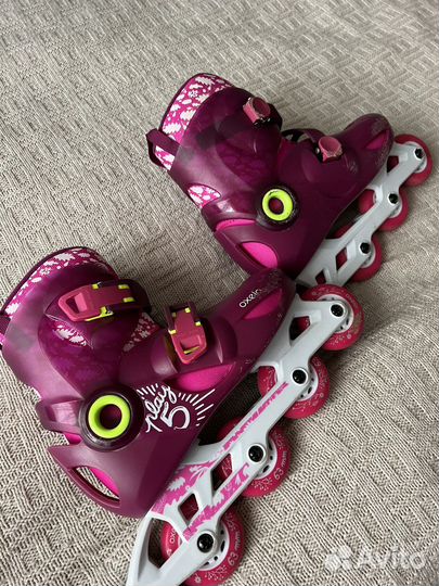 Роликовые коньки раздвижные oxelo р.32-34