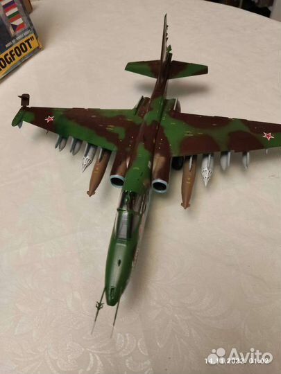 Модель самолета су-25 сборная