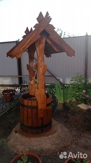 Колодец декоративный, украсит ваш сад