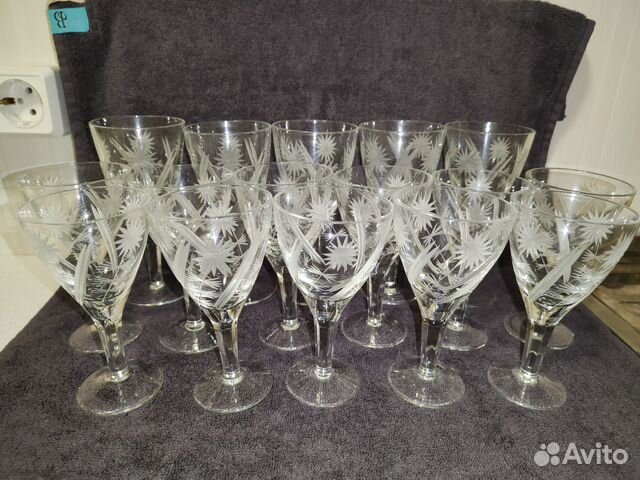 Фужеры хрусталь,ссср.Цена за все