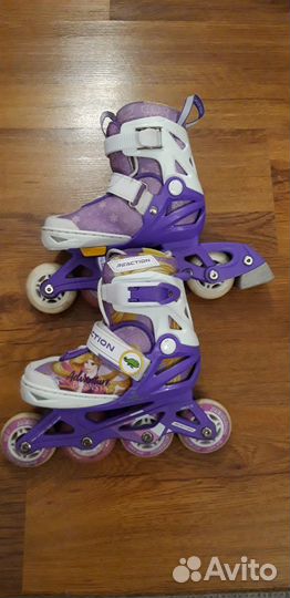 Роликовые коньки детские раздвижные