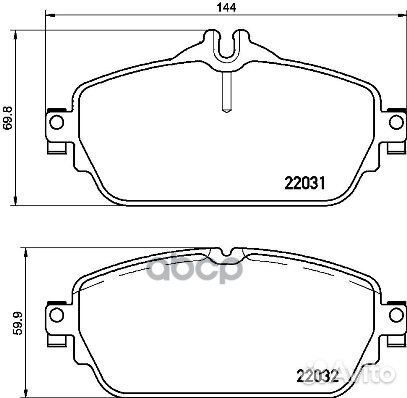 К-т дисков. тормоз. колодок P50118 Brembo