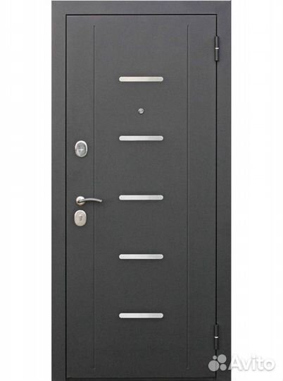 Двери входные Гарда муар царга лиственница беж