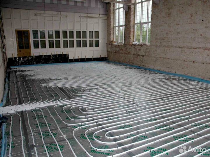 Монтаж отопления складов, цехов, офисов