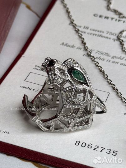 Комплект Cartier Panthere золото 750, бриллианты