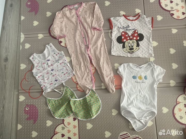 Одежда для девочки пакетом 74 80