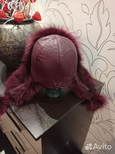 Шапка ушанка женская