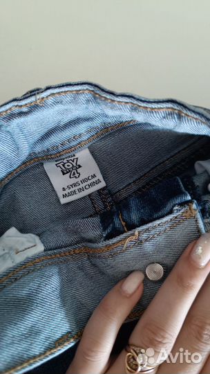 Шорты джинсовые на мальчика 4-5 лет 110 размер