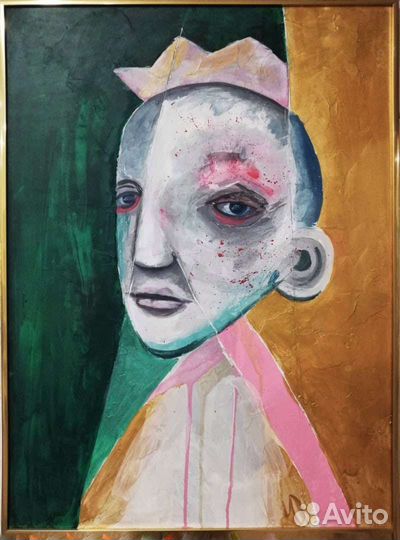 Картина акрилом на холсте