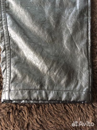 Брюки экокожа