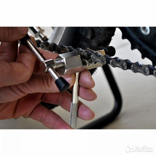 Выжимка цепи для велосипеда, с фиксатором